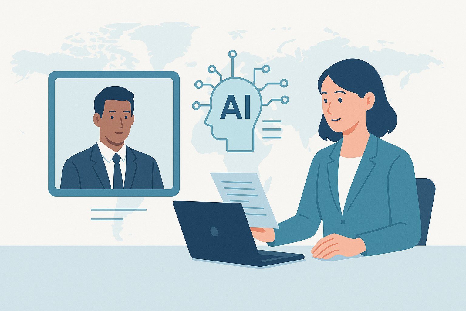 グローバル採用におけるAI面接の利点と課題