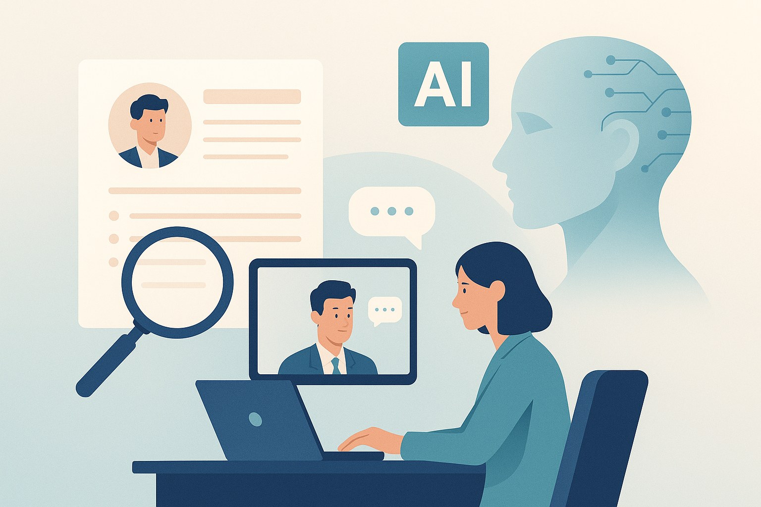 新卒採用におけるAI活用:履歴書解析と非同期面接の革新