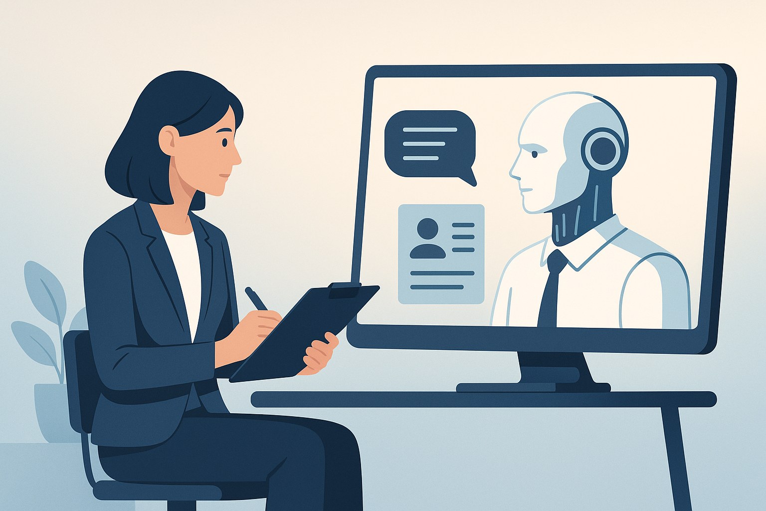 การสัมภาษณ์งานด้วย AI: นวัตกรรมข้ามเวลาและสาขาเพื่ออนาคต