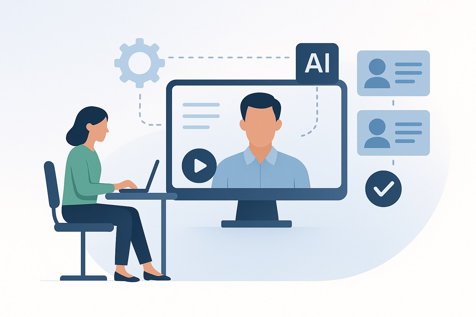 Tự động hóa quy trình tuyển dụng với phỏng vấn video AI phi đồng bộ